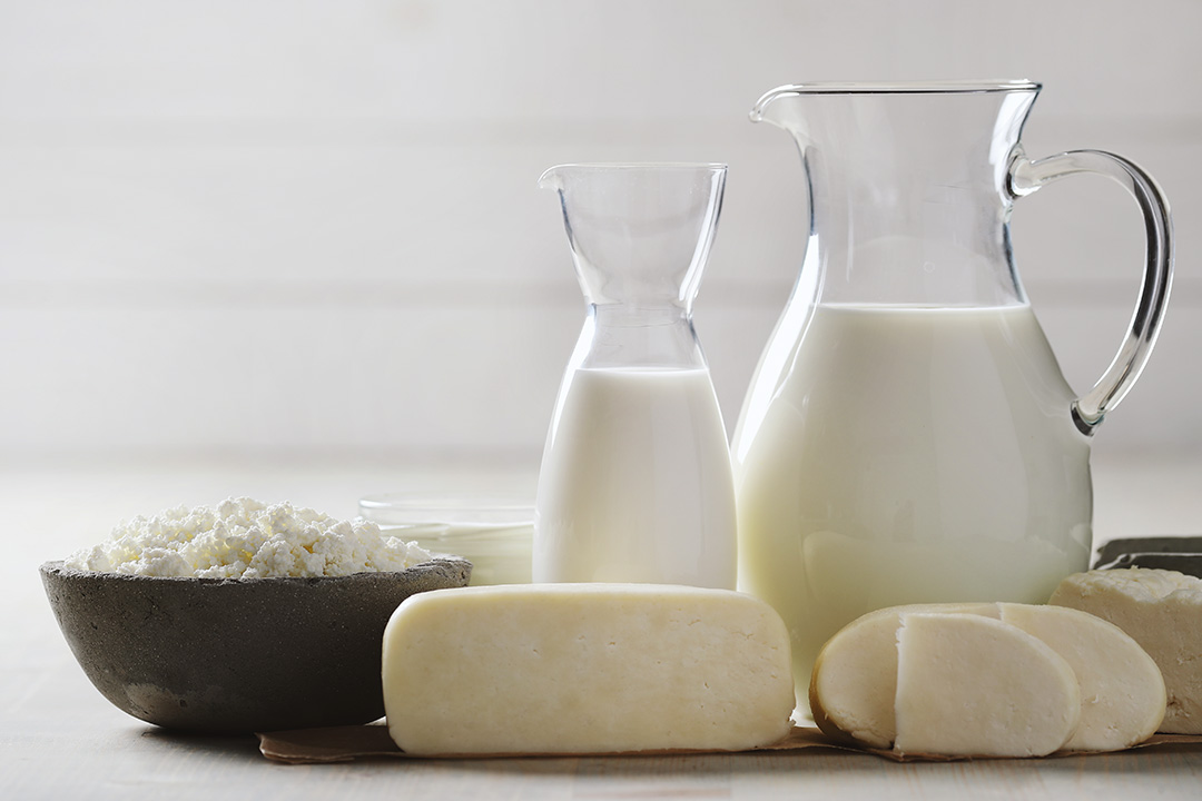 milk-products-on-wooden-table