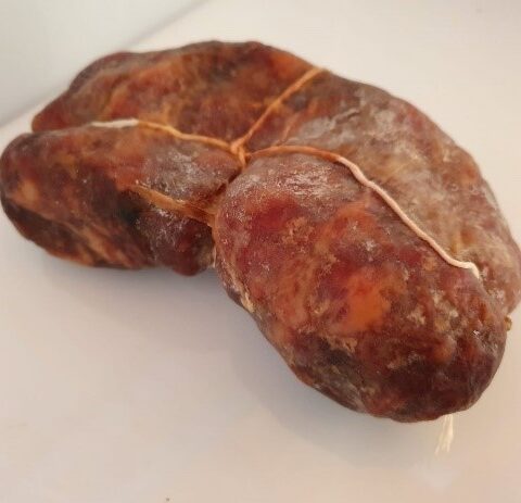 Soppressata stagionata bianca